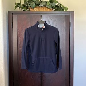 1/4 zip Blue pullover